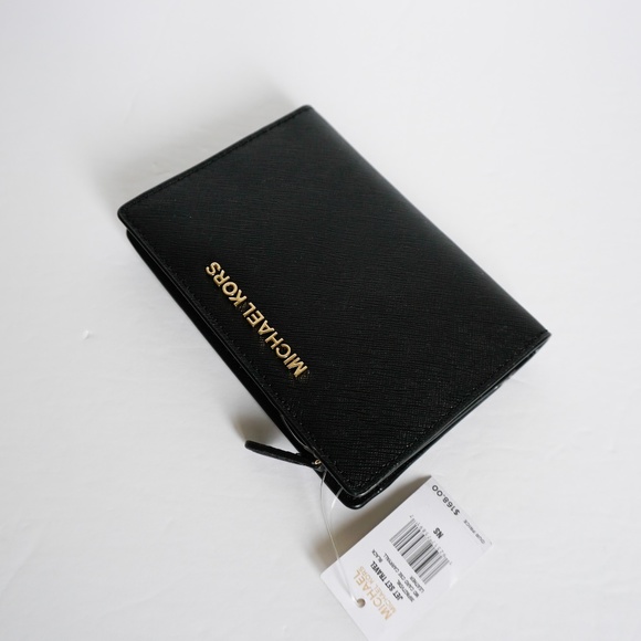 Michael Kors MD CardCase Carryall Wallet Black - Picture 1 of 8